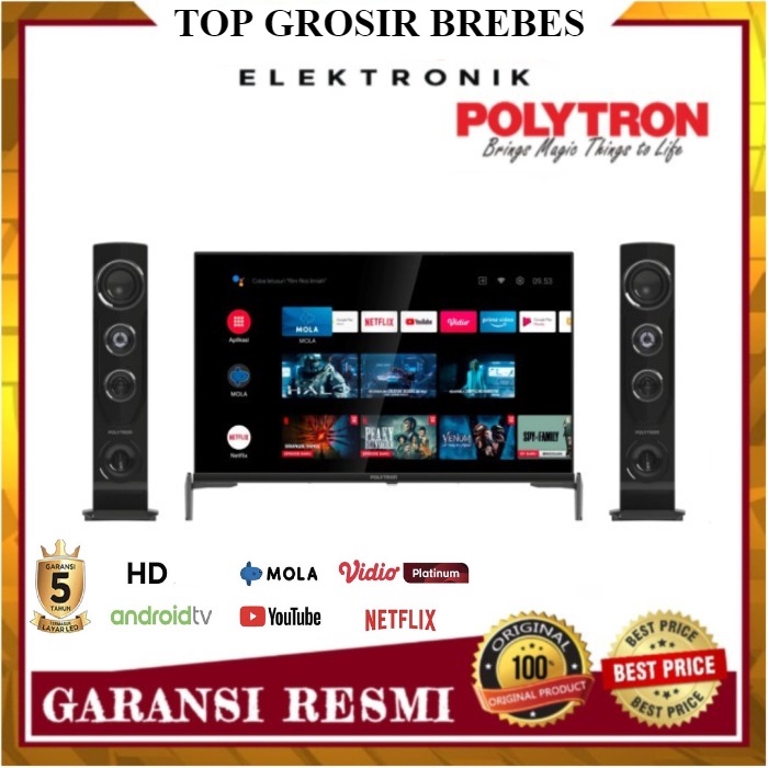 LED TV 32 INCH POLYTRON PLD 32TAG5959 ANDROID POLYTRON PLD-32TAG5959 
TOP GROSIR BREBES