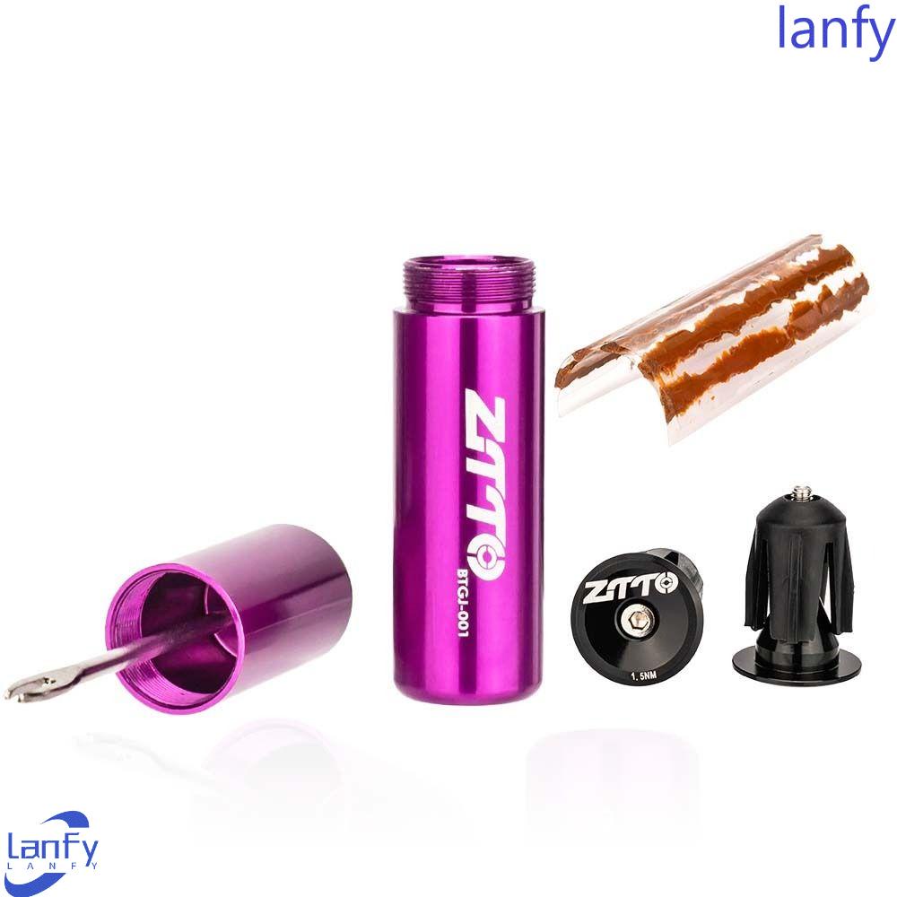 Lanfy Alat Perbaikan Ban Sepeda Portabel Bersepeda Mini Tubeless Tire Repair Tool Stang Colokan Tubeless Merawat Alat Perbaikan Ban Bor Memperbaiki Tusukan Datar Alat Perbaikan Sepeda