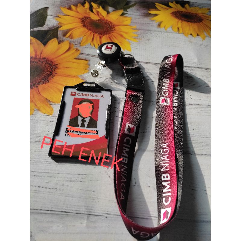 

Tali Id Card CIMB NIAGA Lanyard CIMB