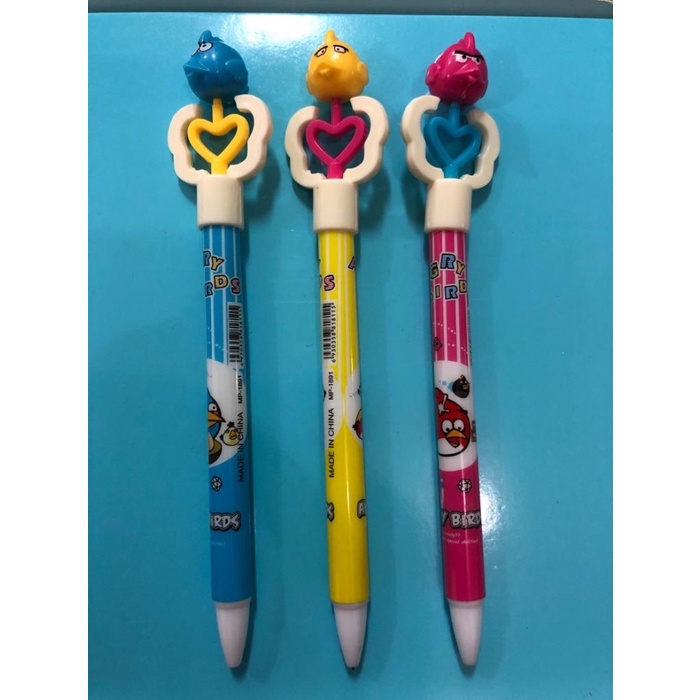 

pensil mekanik kepala love angry bird satuan -ZilOngSEll