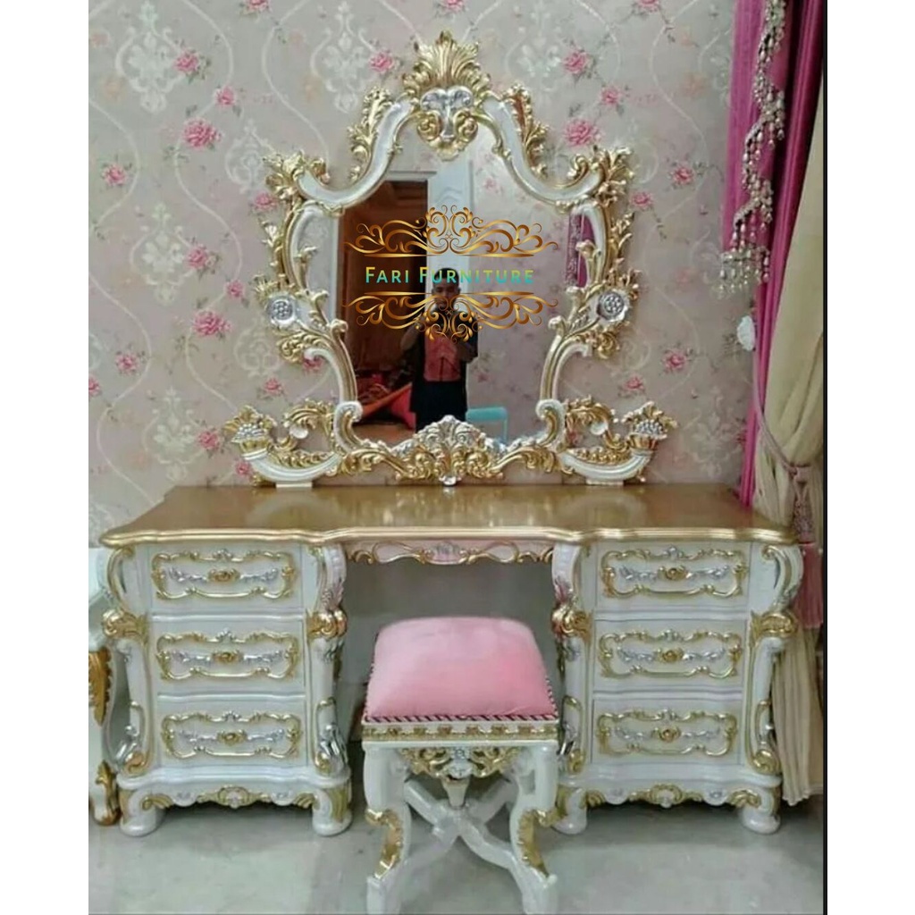 Meja Rias Custom Mewah Furniture Jepara