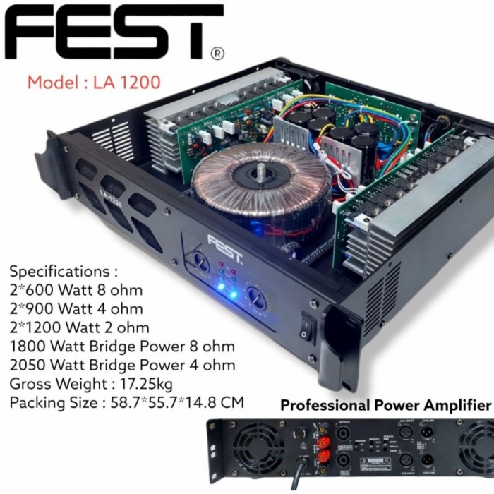 Power Amplifier FEST LA 1200 / FEST LA-1200 Original FEST