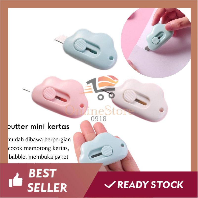 

OS -E415- Cutter Mini Kertas Portable - Pisau Cutter Mini Portable Alat Bantu Potong Kertas