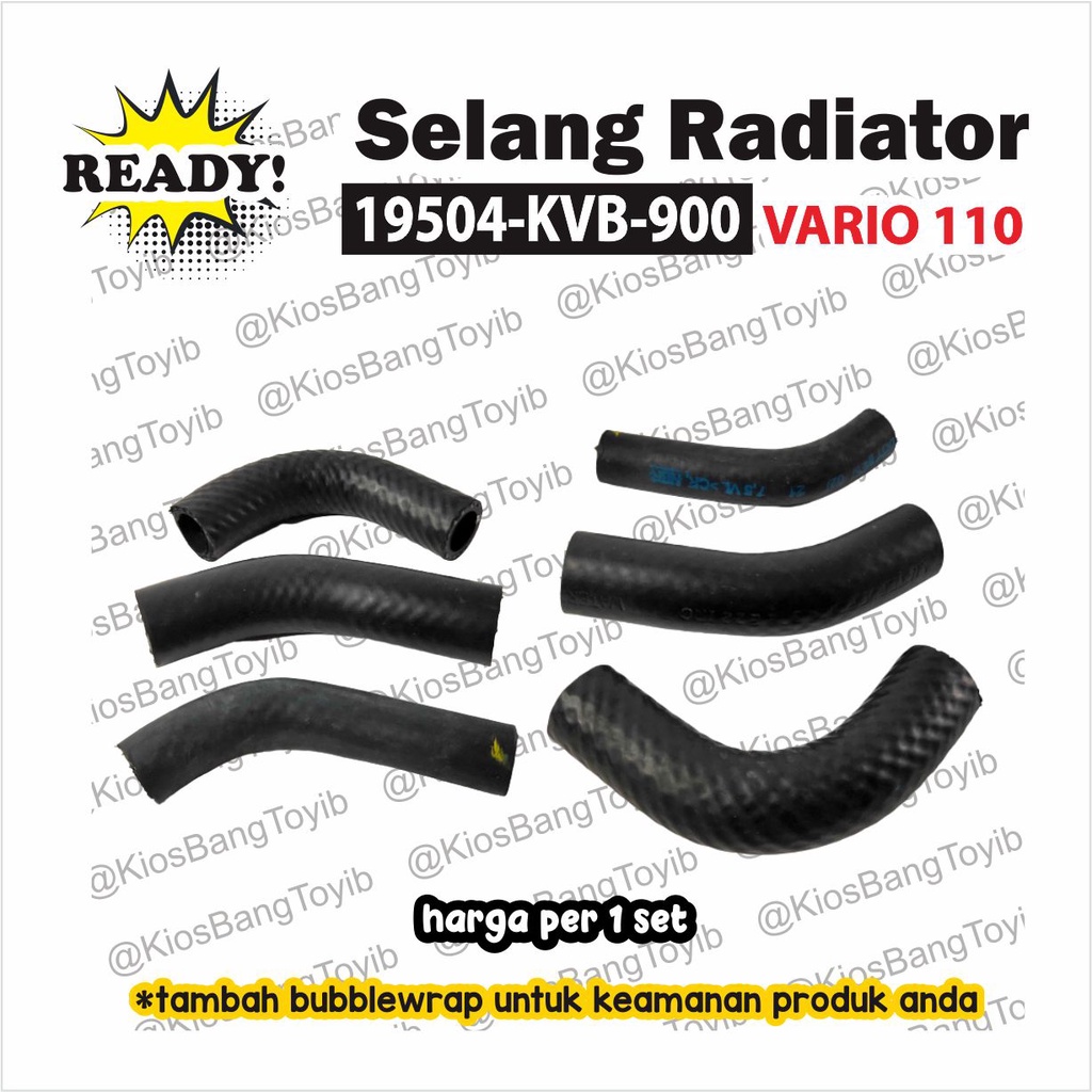 Selang Slang Radiator Assy Set Honda VARIO 110 CW Karbu (19504-KVB)