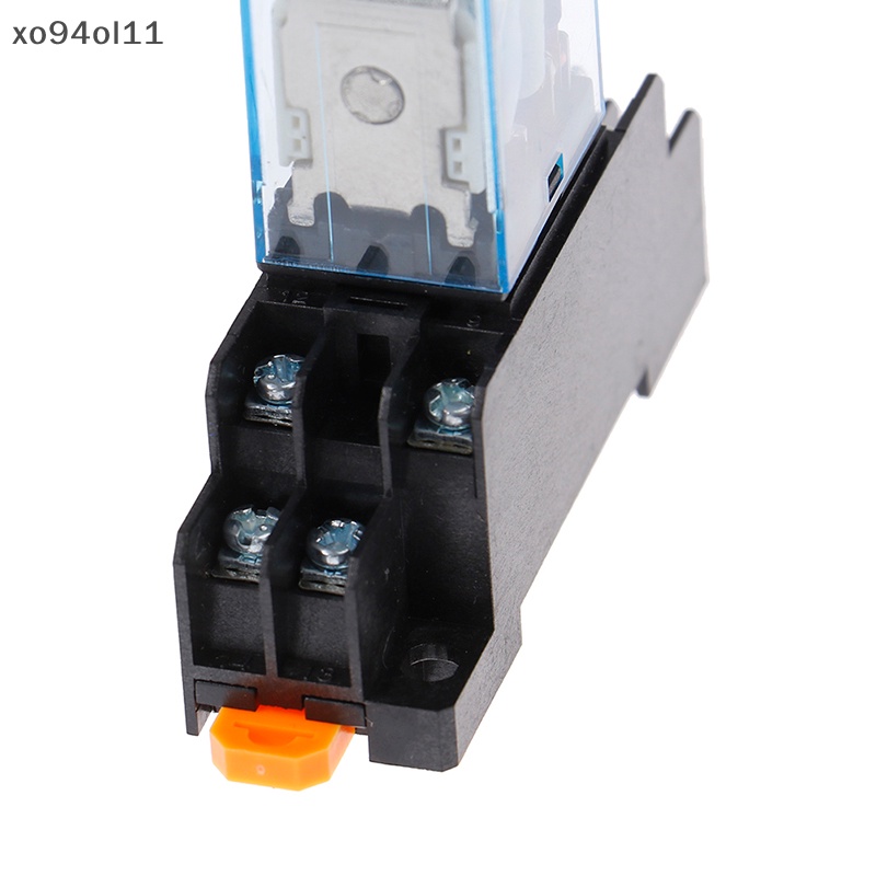 Xo AC220V 12VDC 24VDC 24VAC 5A 8PIN Coil Power MY2N-J Relay HH52P Dengan Socket Base OL