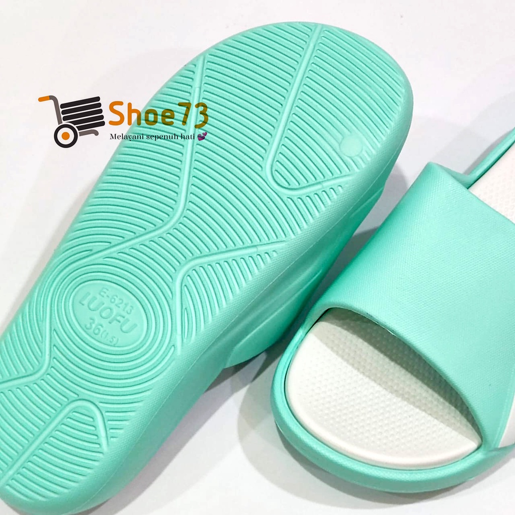 Sandal wanita slipper/slide/selop | LUOFU E 6213 - E15CW