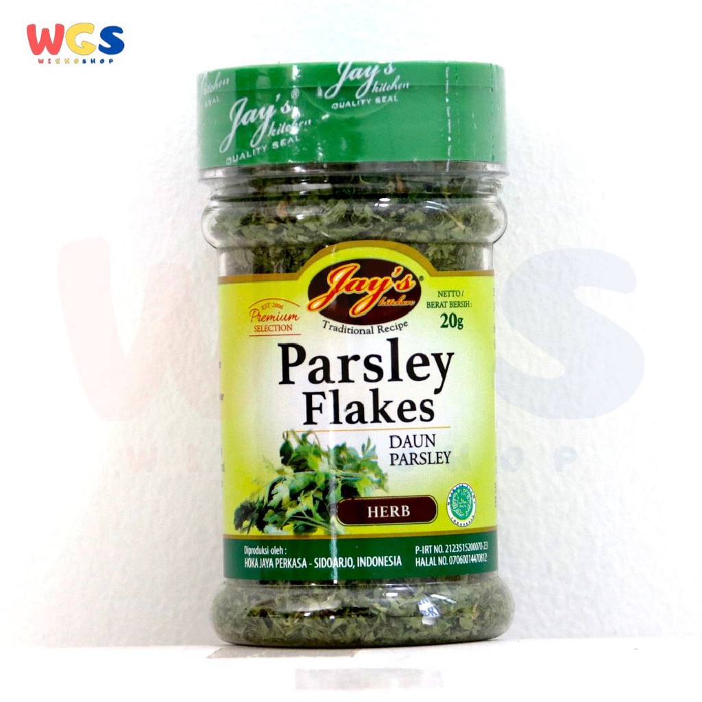 Jay's Kitchen Jays Parsley Flakes Daun Parsley Herbal 20 gr