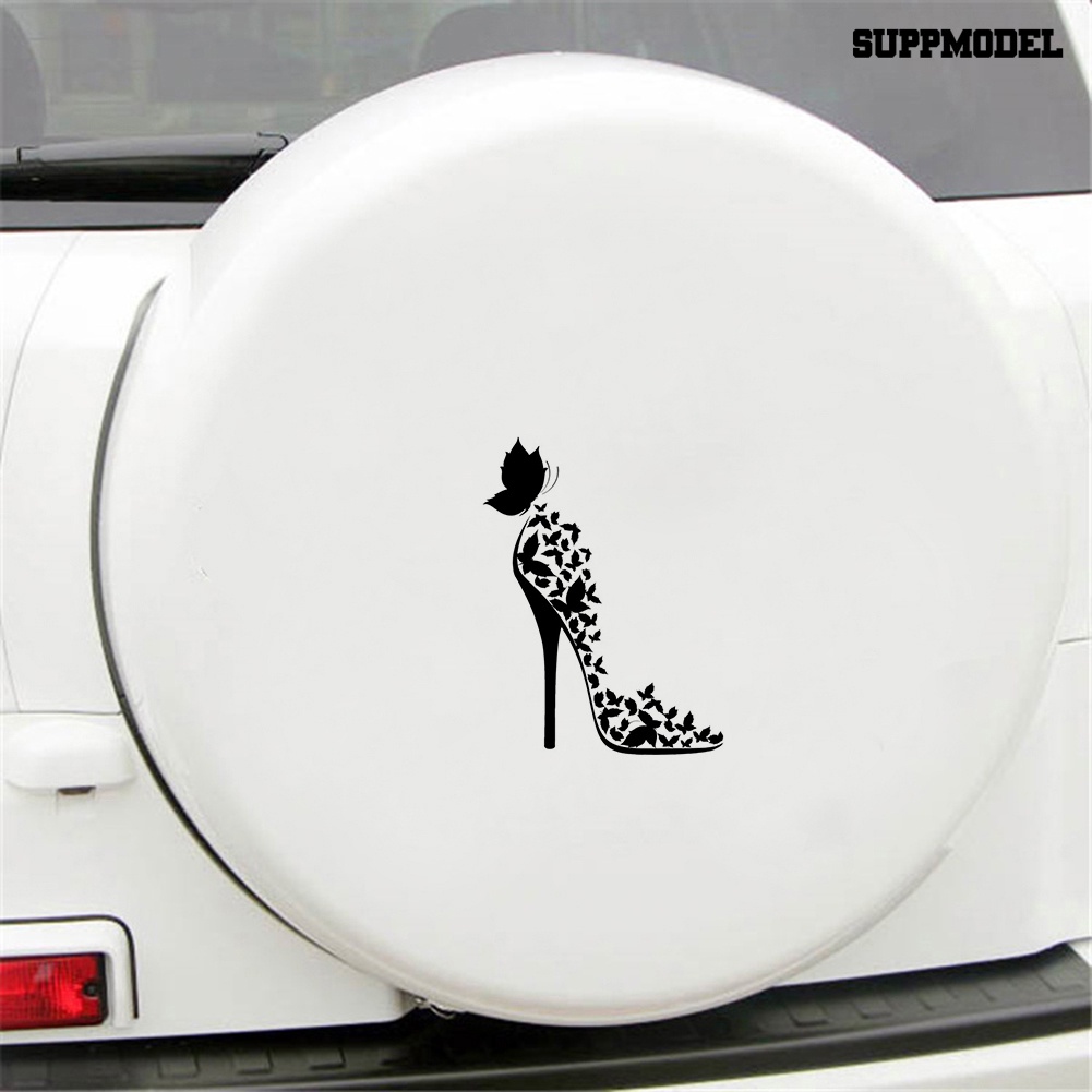 [SM Auto] Reflektif Mobil Kendaraan Jendela Samping Pintu Kupu-Kupu Hak Tinggi Dekorasi Stiker Decal