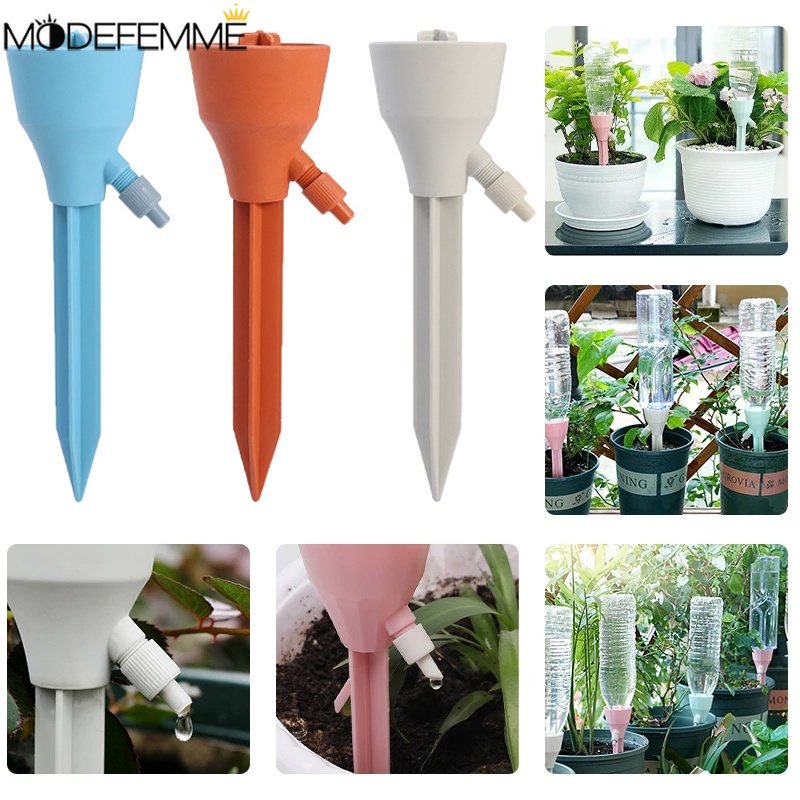 [Unggulan] Plug-in Automatic Drop Waterware Alat Irigasi Tetes Taman Rumah Kaca Menyesuaikan Kecepatan Tanaman Dripper Air Pot Bunga Self Watering Funnel