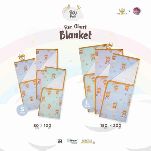 Hikarusa Baby Shark Blanket Selimut Bayi Hikaru Baby And Anak