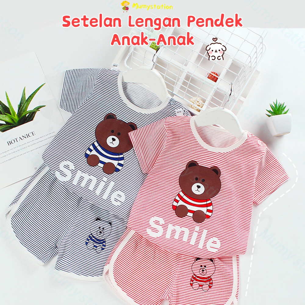 Mumystation 0-2 Tahun Baju Anak Bayi Import Setelan Anak Stelan Karakter Bayi Import