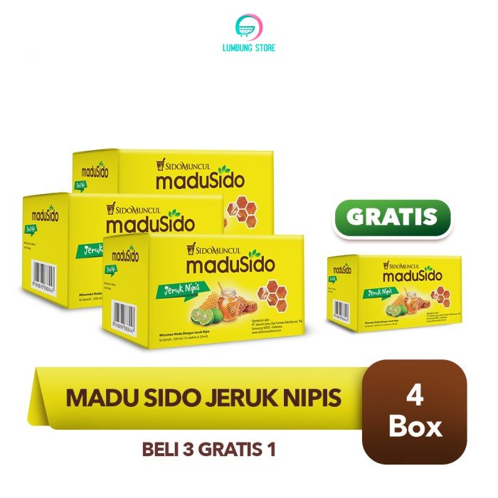 

Sido Muncul Madu Sido Jeruk Nipis 10's - Buy 3 Get 1