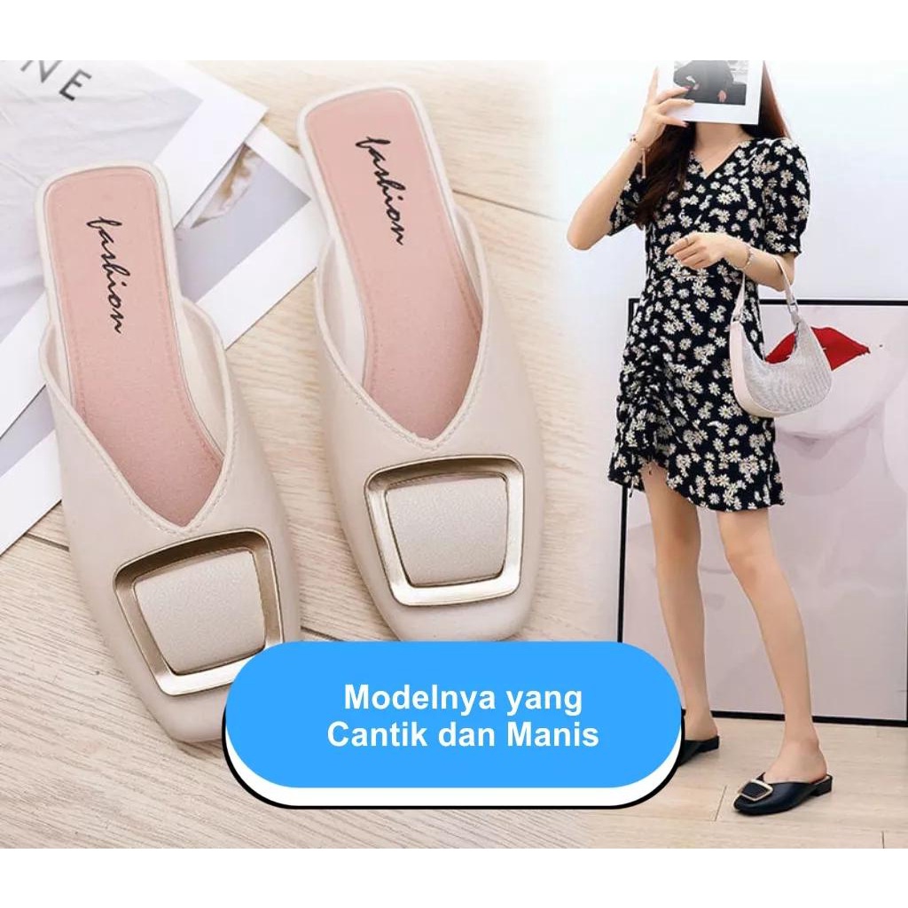 Sandal Flat / Sepatu Wanita/Balet / Sandal Heels Mutiara ACC