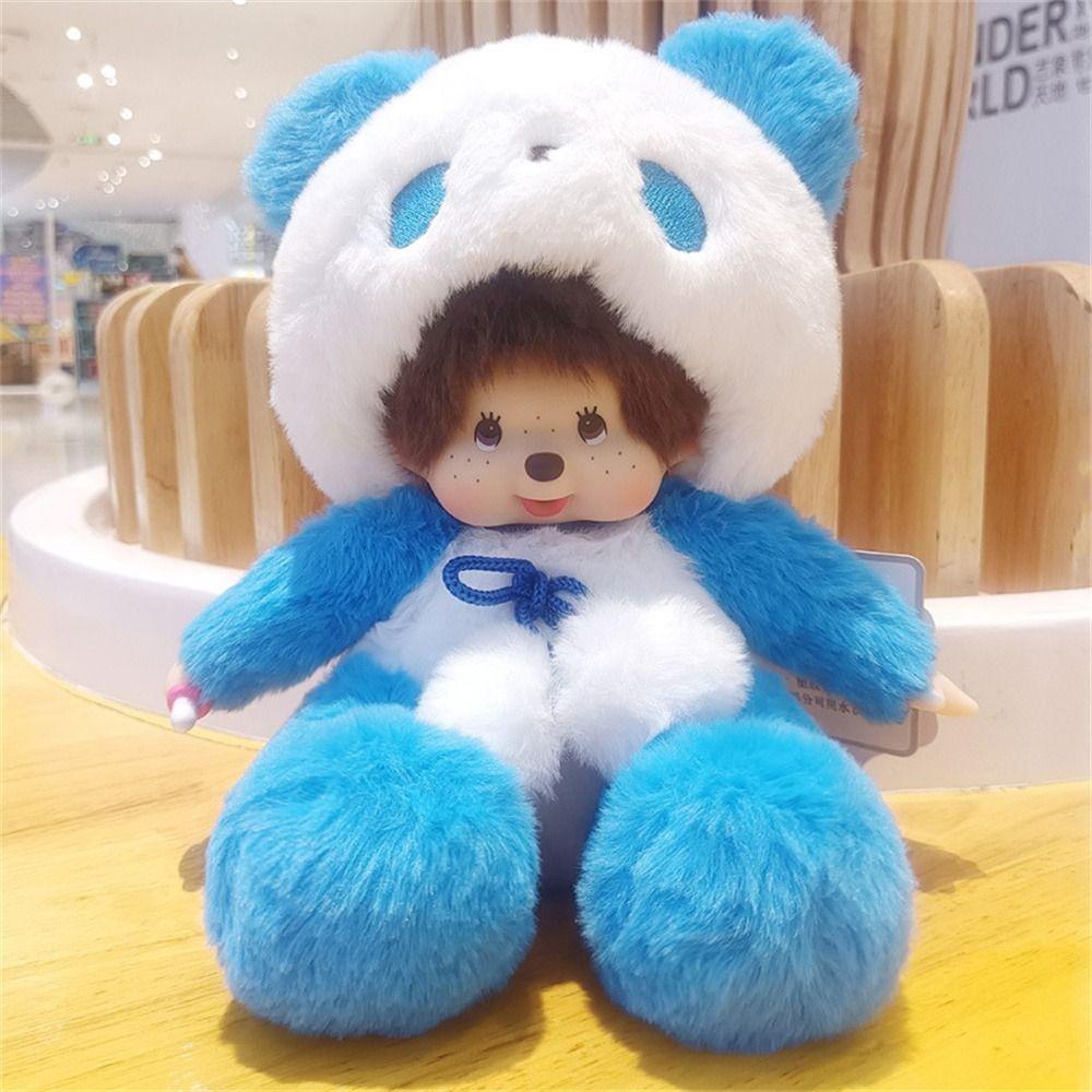 Lanfy Monchi Mainan Mewah Kawaii Anak Hadiah Doraemon Linabell Plushies Totoro Pikachu Boneka Boneka Monchi Boneka Mainan