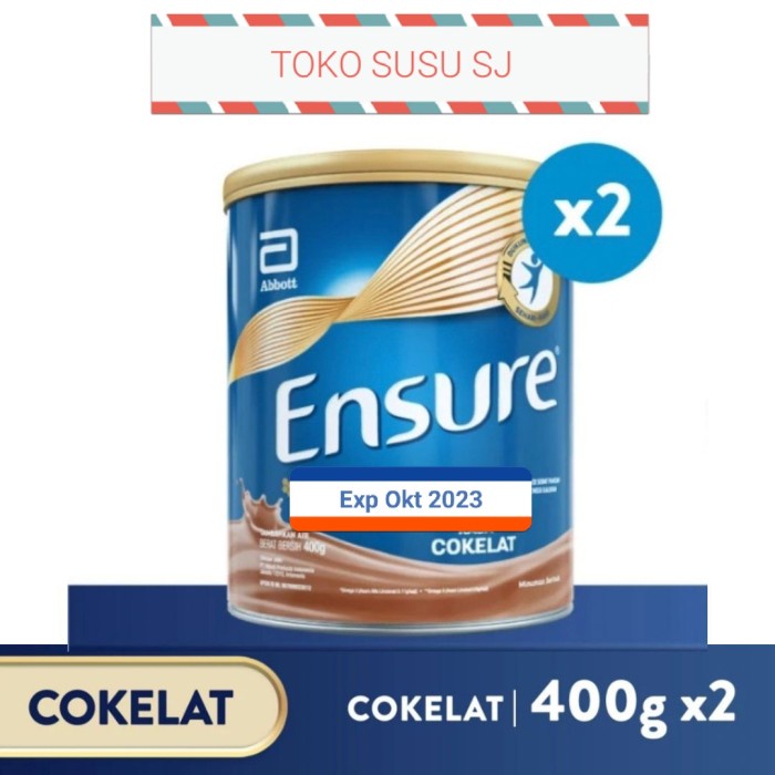 

Promo Terjangkau ENSURE COKLAT 900 GR/SUSU ENSURE COKLAT 900 GR - 2x400gr