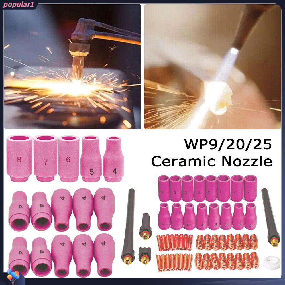 Populer 10pcs Nozzle Keramik 13N08 13N09 Bagian Alat Perlindungan Nozzle Mulut Porselen