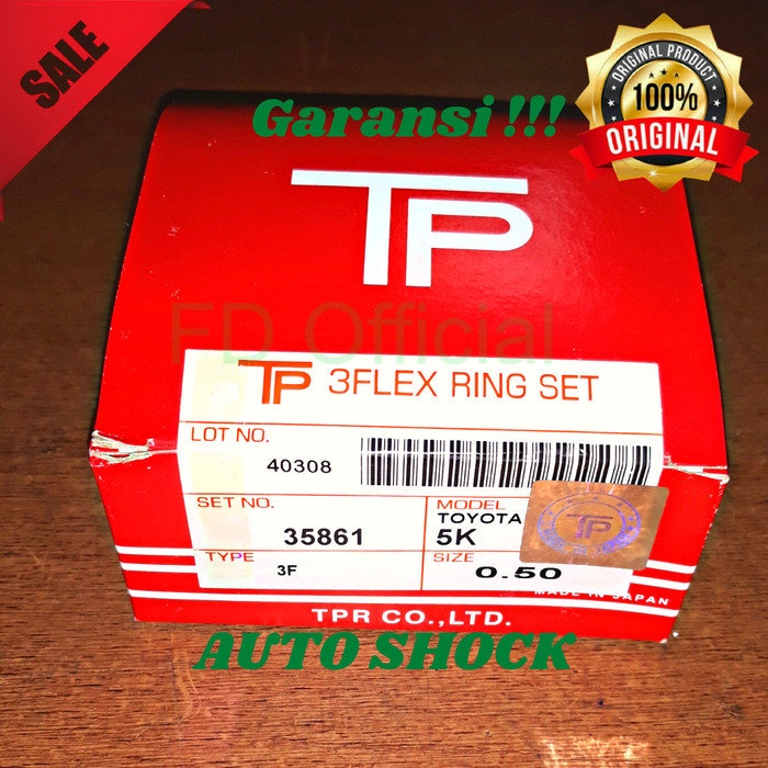 RING PISTON KIJANG 5K ASLI - STD