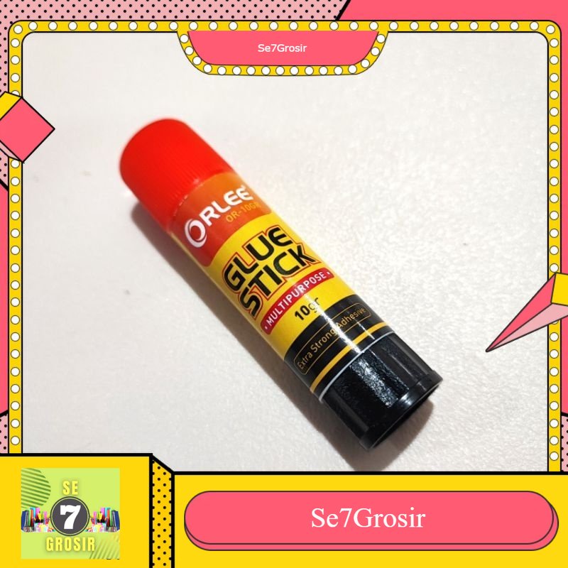 

Glue Stick / Lem Stick / Lem Stik / Lem Kertas Super ORLEE LENGKET 10g ISI BANYAK (1 PCS)
