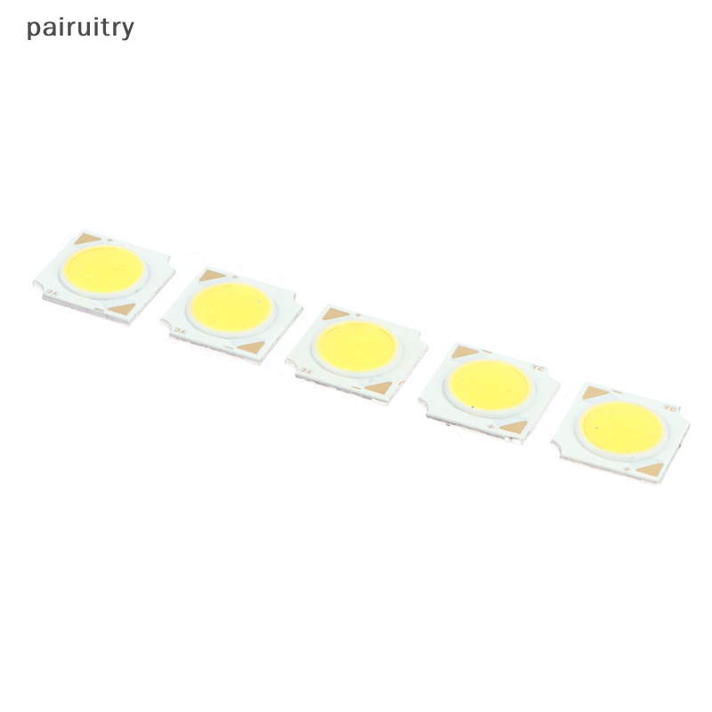 Prt 5PCS LED Bridgelux Chip Cob3 /5 /7 /10 /12W 13*13mm 300mA Kualitas Tinggi Kecerahan Tinggi Untuk Reparasi Tabung Lampu Sorot Bohlam PRT