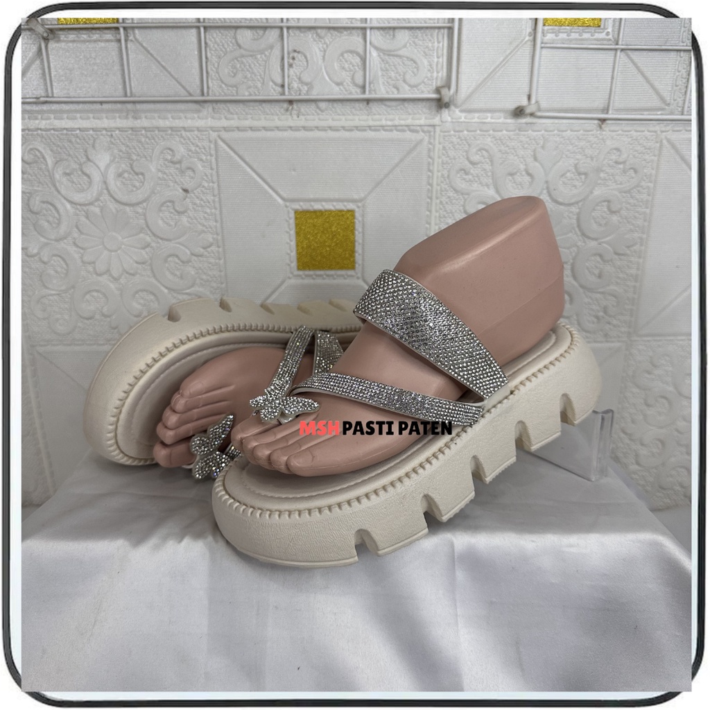 Sandal HYS 8389 Sandal Jepit Kuou-Kupu Import Wanita