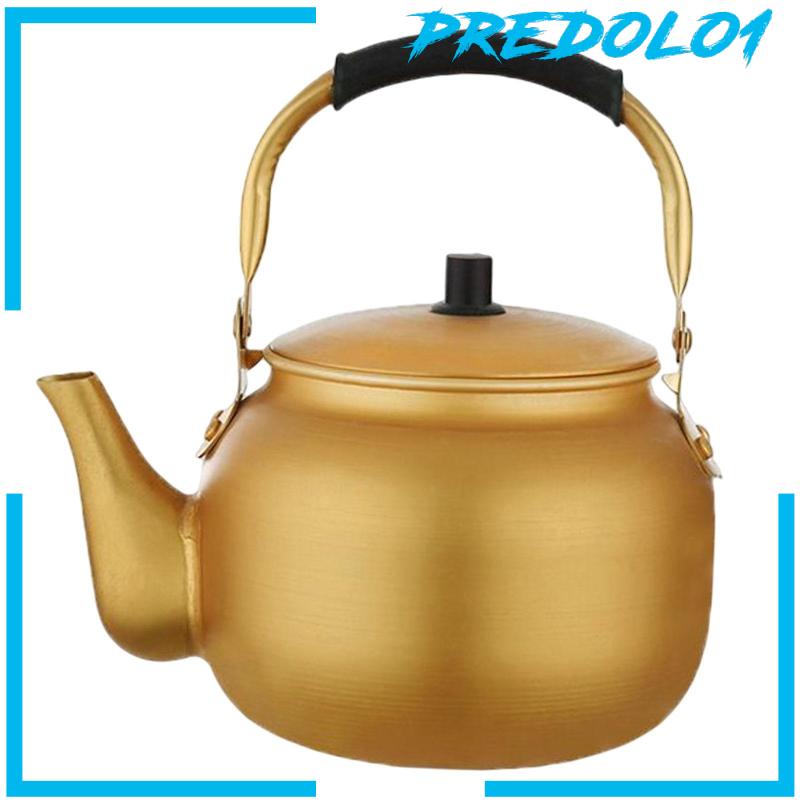 [Predolo1] Teakettle Teko Kopi Ketel Aluminium Portabel Untuk Barbekyu Rumah Tangga Camping