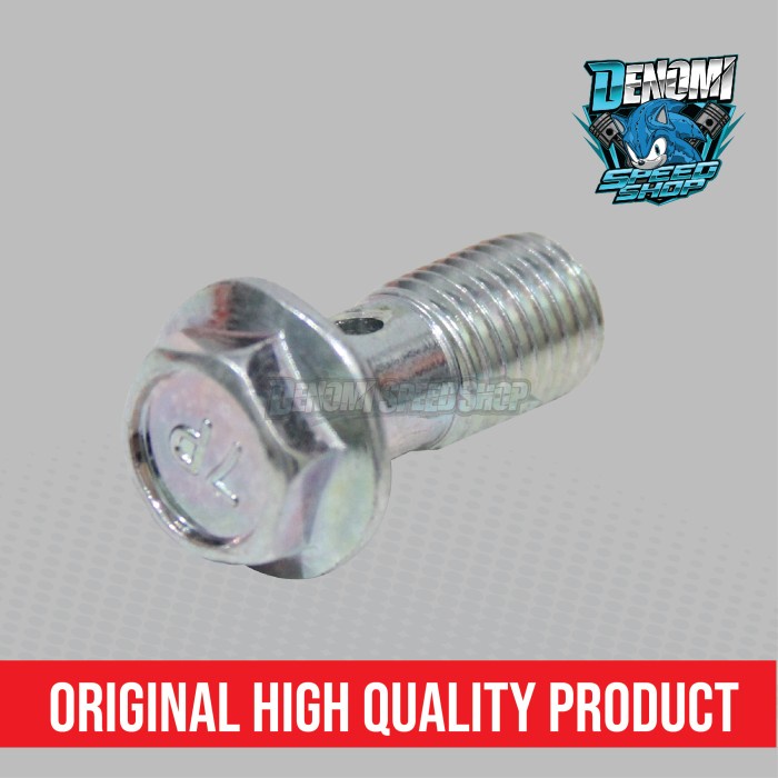 Baut Baud Nepel Selang Rem Suzuki Satria 2 Tak Hiu Lumba Fu GSX 150 Shogun Original SGP