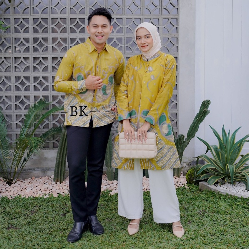 Batik couple pasangan modern premium | Batik couple pria dan wanita premium | Batik couple pasangan 