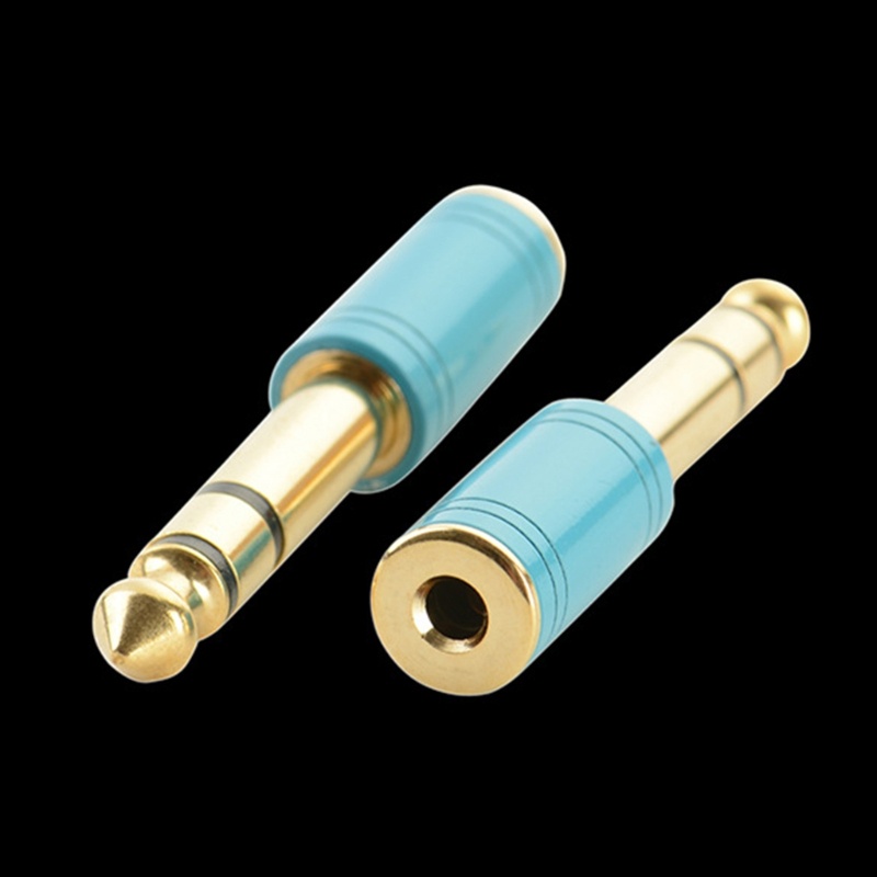 Bt 1Piece 35 S/D6 35 Dan Adaptor Video 6.5mm Ke 3.5mm Adaptor Female Untuk Speaker Adapter Colokan Stereo