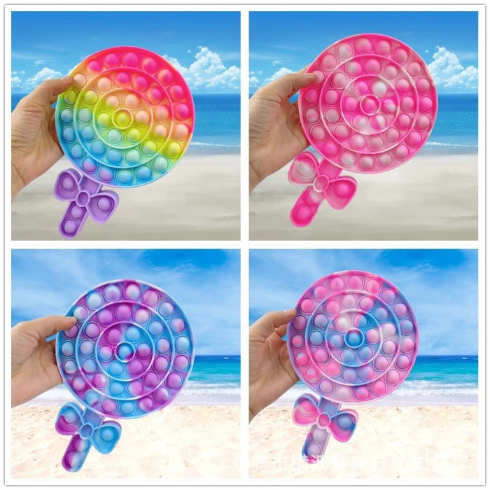 

SALE POP IT Lollipop Besar Mainan Viral Kado Ultah Anak Popit Poppit Harga Grosir Termurah
