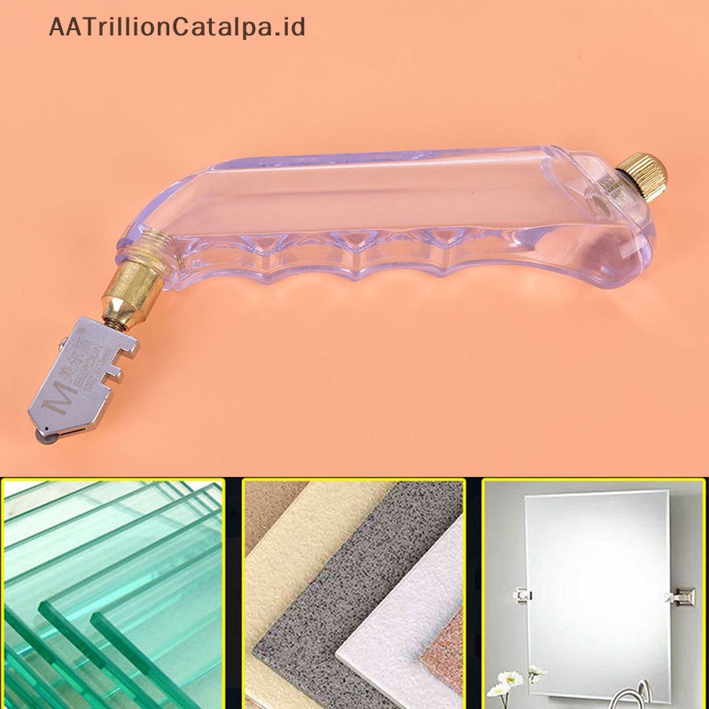 Aatrillioncatalpa Professional oil glass cutter hard diamond cutg glass Alat Potong manual ID