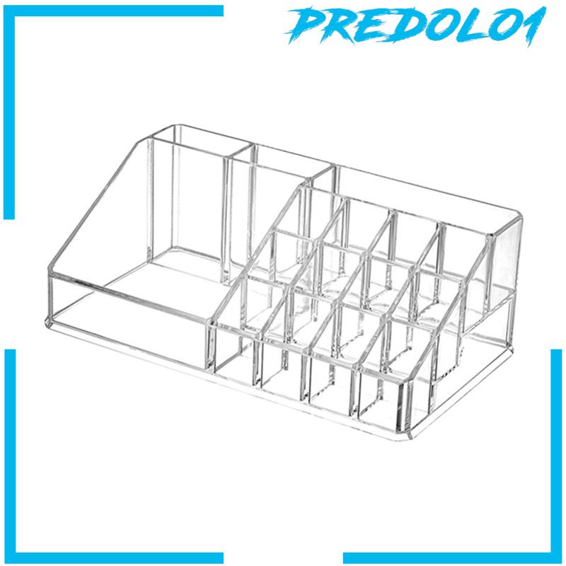 [Predolo1] Organizer Make up 16grids Storage Acrylic Lipstik Tabung Lipstick Organizer