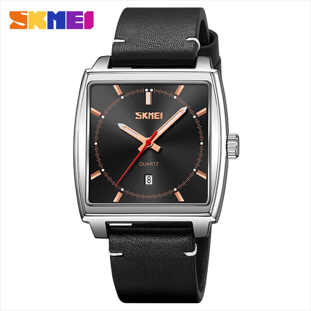 Jam Tangan Pria Analog Date SKMEI 9316 Leather Tahan Air Original