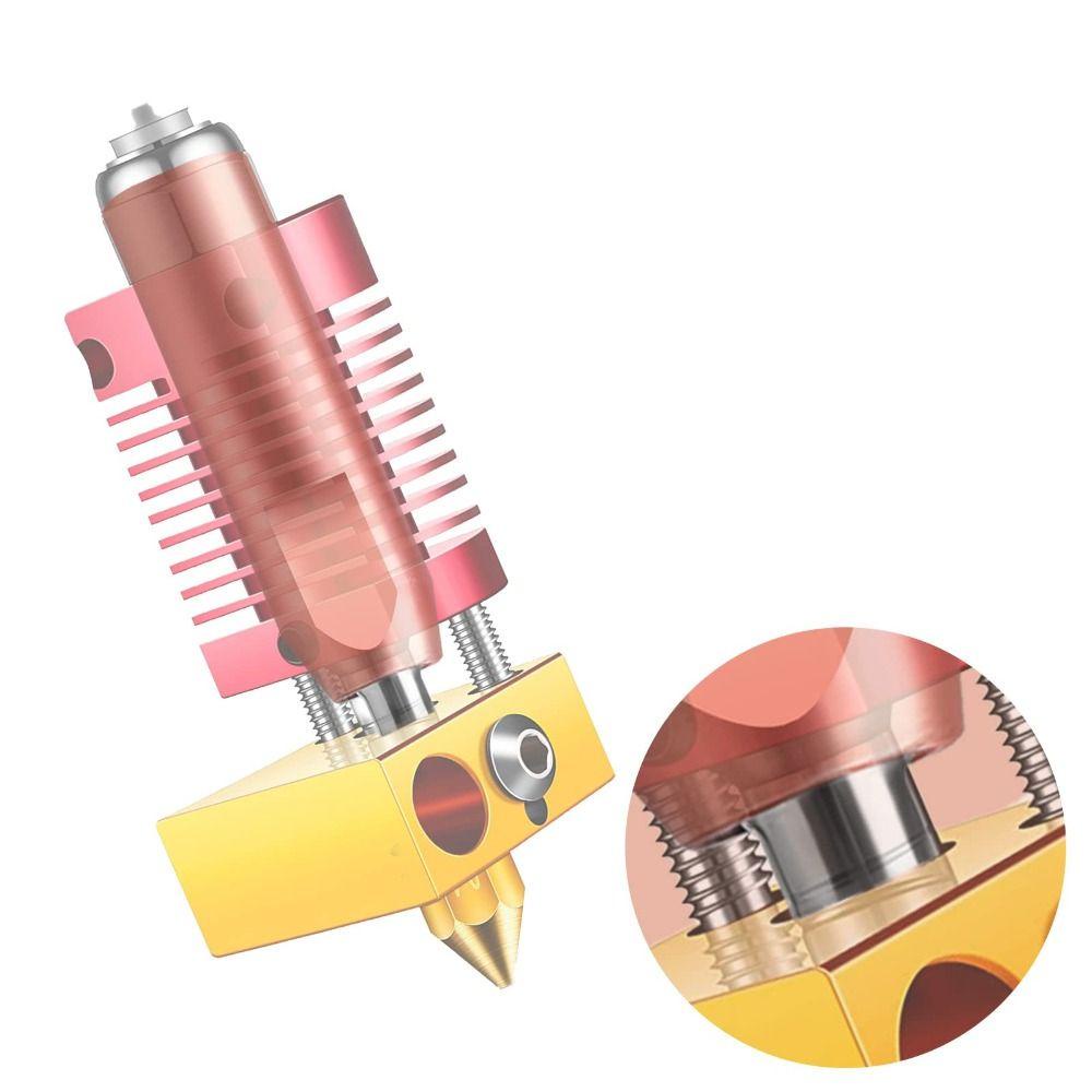 Populer 2pcs V6 Heatbreak Mudah Dilepas Tembaga Heatbreak Throa M6 Bimetal Heatbreak Untuk Ender3V2 Ender 3 Pro CR10