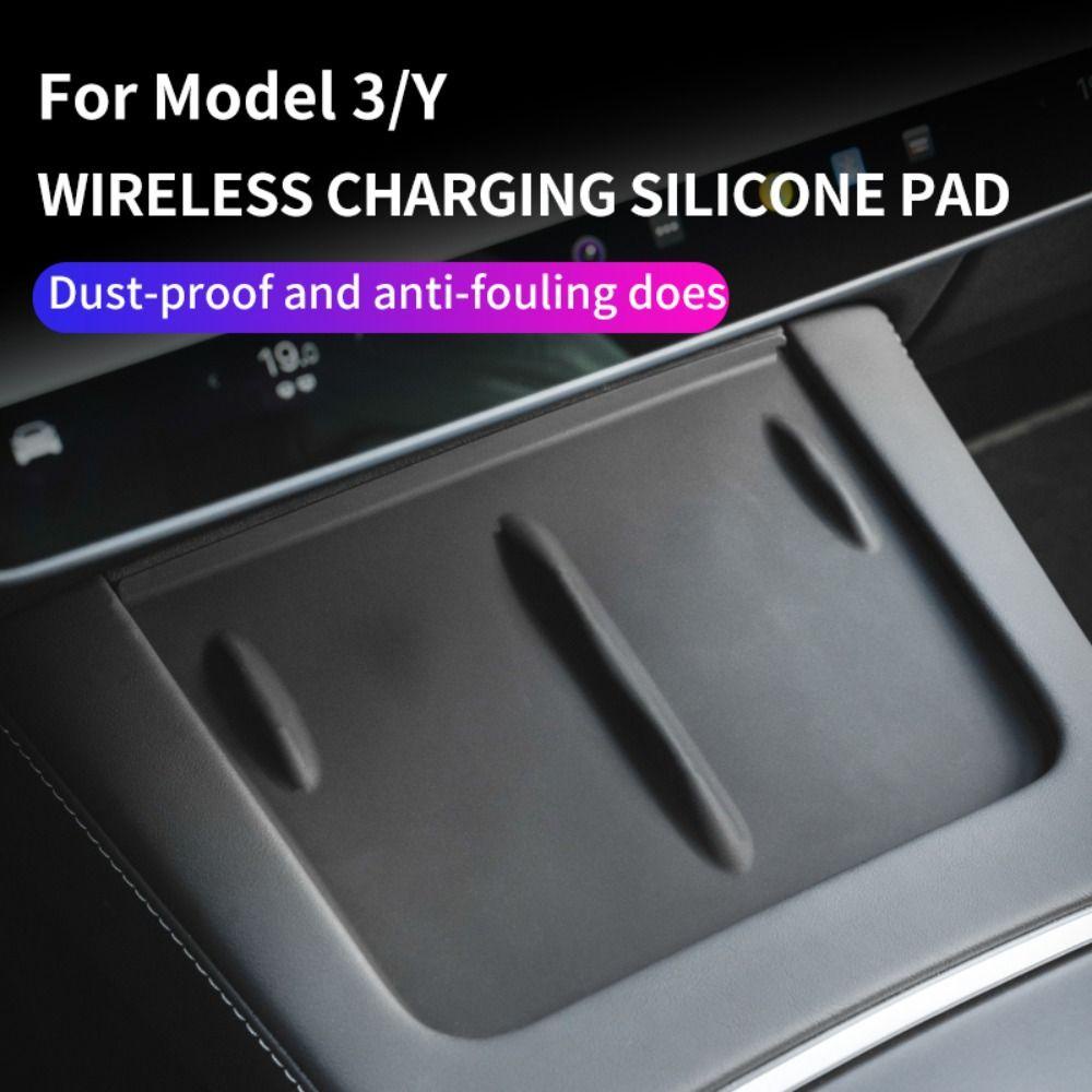 Populer Non-Slip Pad Profesional Silikon Aksesoris Mobil Handphone Untuk Tesla Model3Y