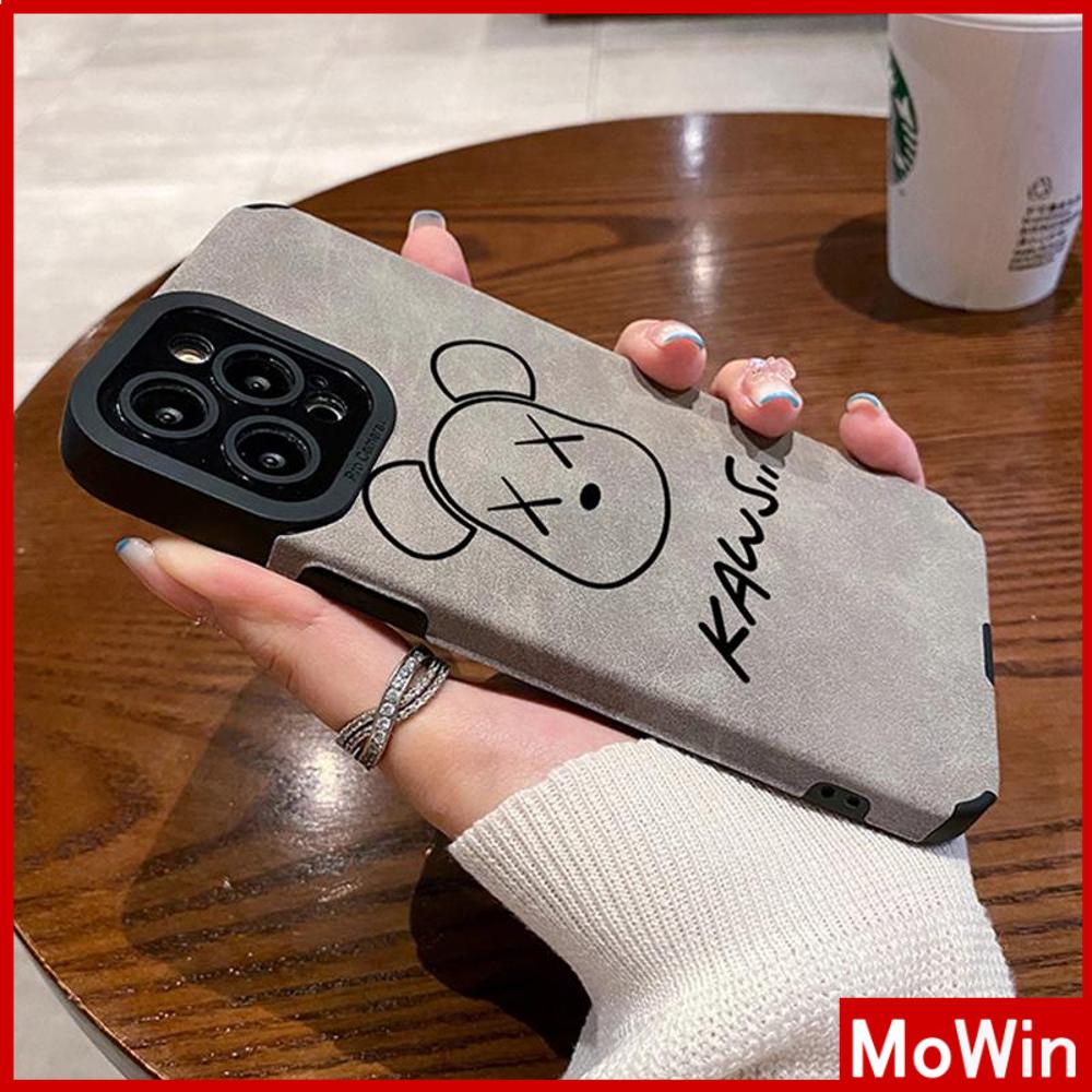 Case iPhone 14 Pro Max iPhone Case Murid Penutup Mata Suede Tahan Guncangan Kamera Case Perlindungan Lucu Beruang Kreatif Kompatibel dengan iPhone 13 Pro max 12 Pro Max 11 xr xs max 7Plus 8Plus