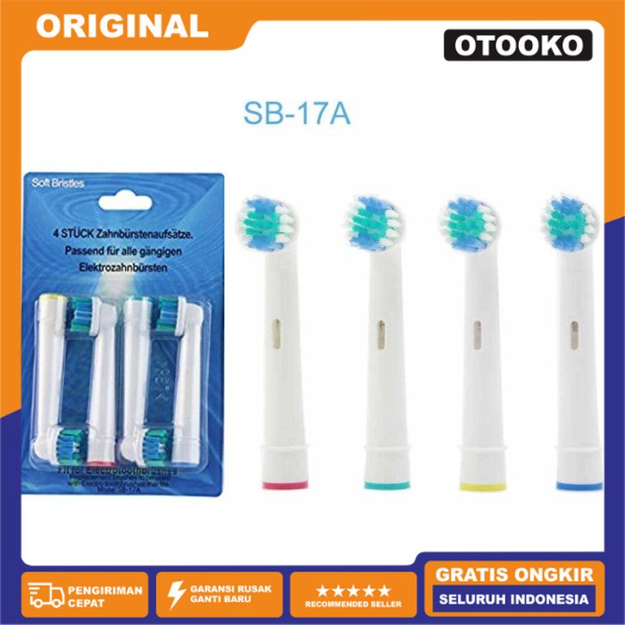 Tutup Sikat Gigi Anak Elektrik Refill Oral B LEZHISNUG 4 PCS