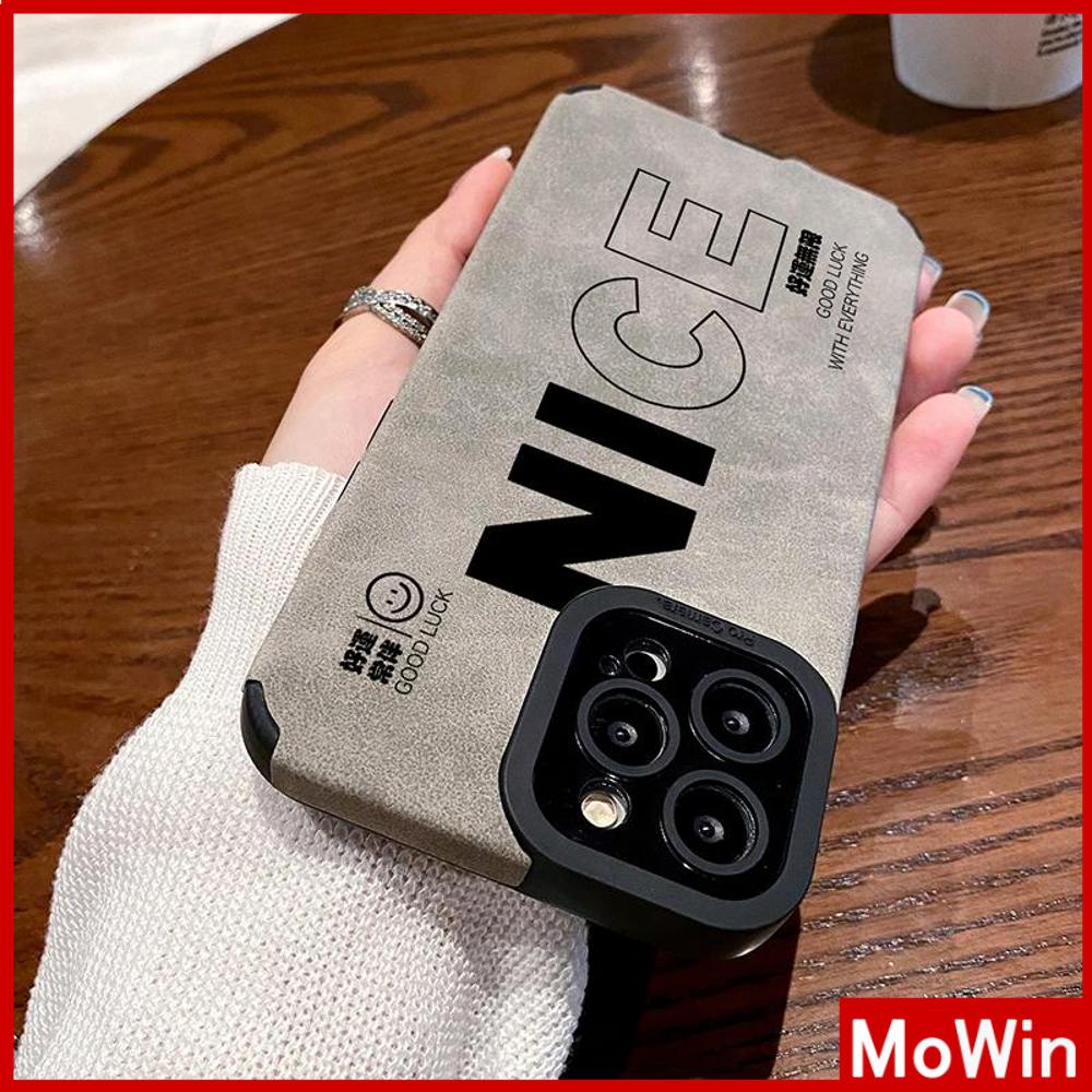 Case iPhone 14 Pro Max iPhone Case Pupil Patch Suede Tahan Guncangan Kamera Case Perlindungan Sederhana Bahasa Inggris Bagus Kompatibel dengan iPhone 13 Pro max 12 Pro Max 11 xr xs max 7Plus 8Plus