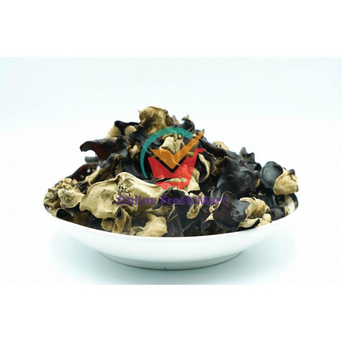 

SU BRAND Jamur Kuping Hitam Kering / White Back Black Fungus [100 gr] - Online Fresh Mart Denpasar