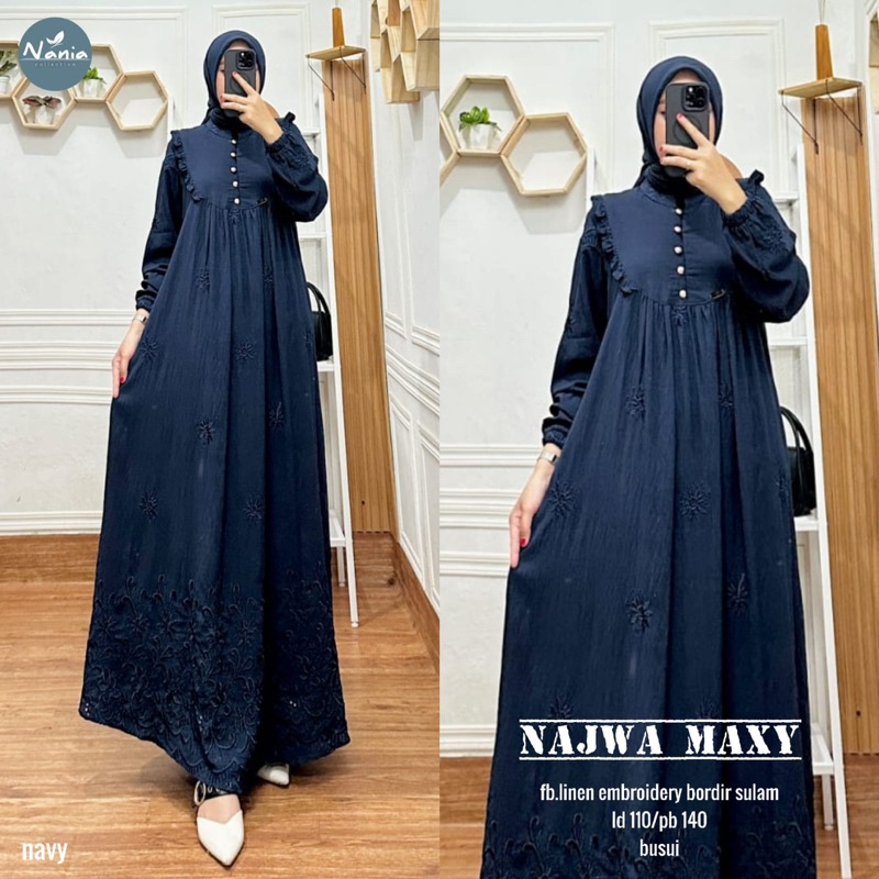 NAJWA MAXY ORI NANIA | Linen Embroidery bordir sulam