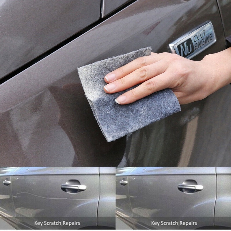 1pcs Alat Pembersih Kain Perbaikan Goresan Mobil Untuk Semua Mobil Nanosparkle Scratch Remover Microfiber Cloth Sparkle Cloth Serbaguna Universal Car Scratch Repair Cloths