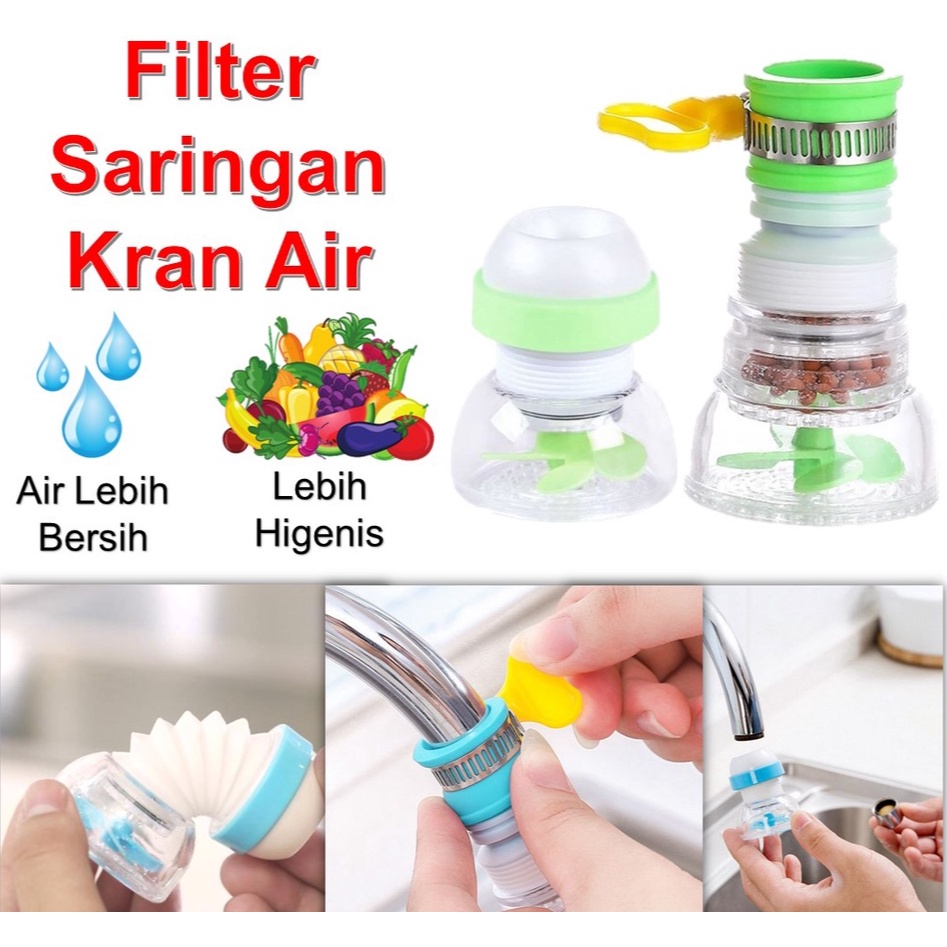 MCC Sambungan Kran Air Saringan Kran Air Sambungan Kran Flexible Filter Air Anti Splash