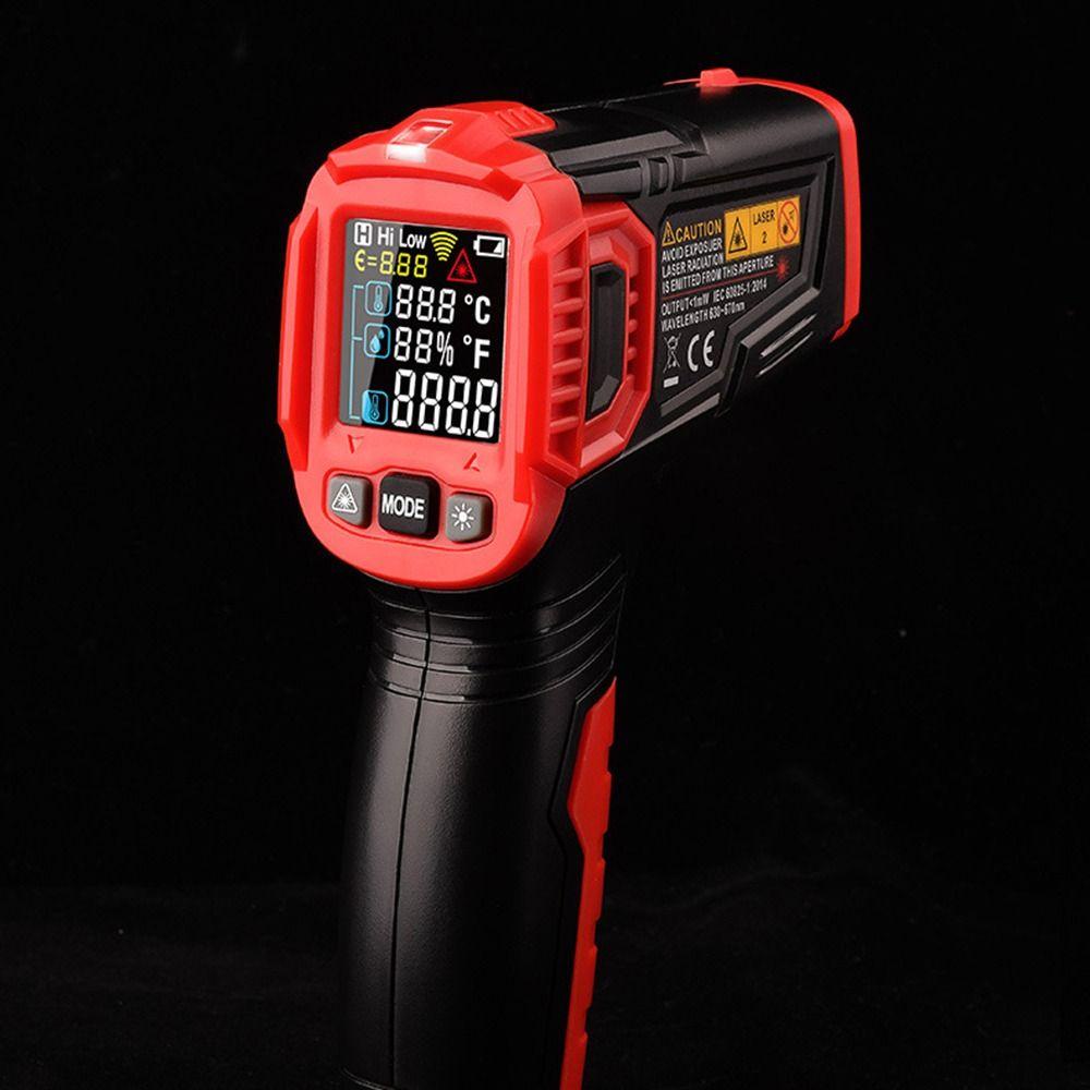 TOP Termometer Infrared Digital Industrial Kulkas Pizza Oven Handheld Non Kontak Bukan Untuk Manusia -58°F~1022°F (-50℃~550℃)