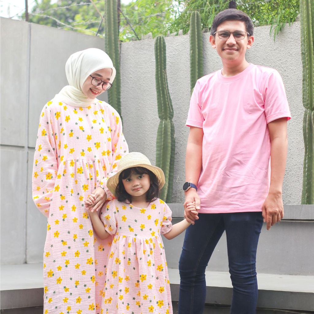 Ghazu - Elisa Family Set | Baju Keluarga | Baju Couple Keluarga | Tunik