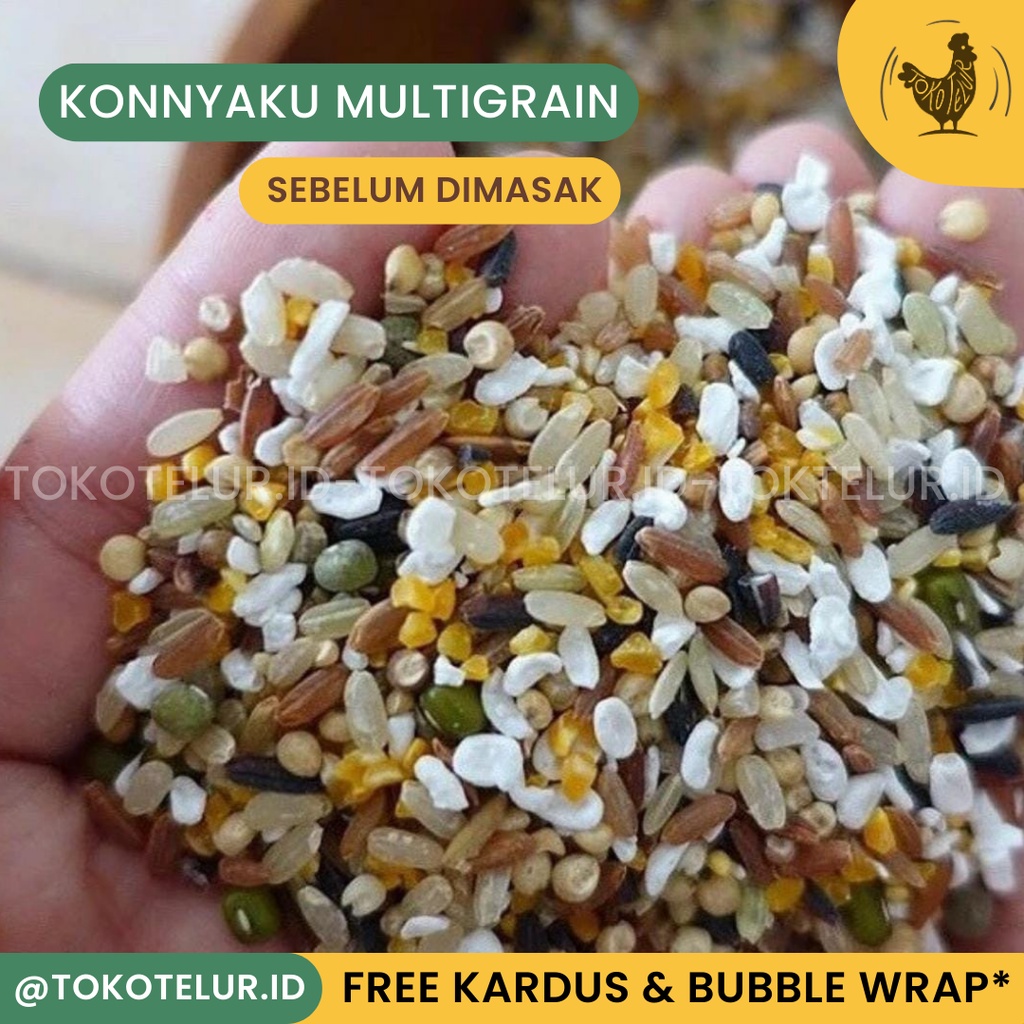 KONNYAKU - Beras MULTIGRAIN | Beras Sehat Diet &amp; Kesehatan - 500Gram