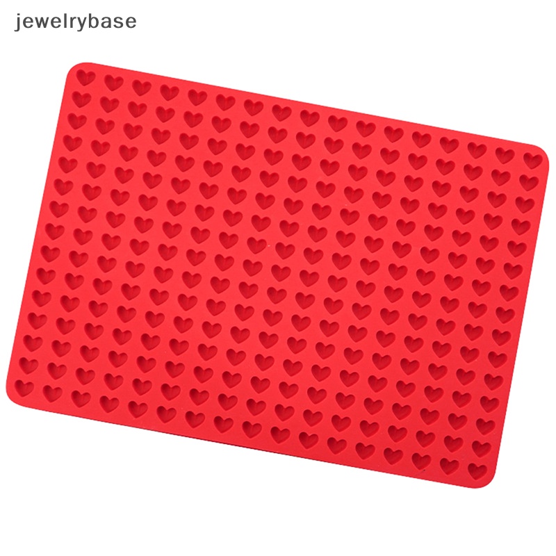 [jewelrybase] 1pc 255 Cavity Mini Berbentuk Hati Cetakan Silikon DIY Ice Cube Tray Alat Kue Butik