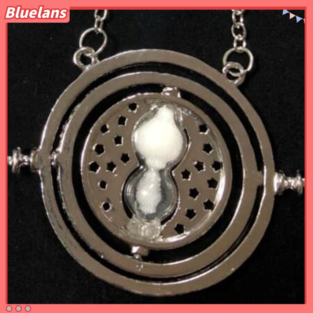 [BLS] Wanita Fashion Jam Pasir Liontin Klavikula Kalung Kerah Rantai Perhiasan Hadiah Untuk Pesta