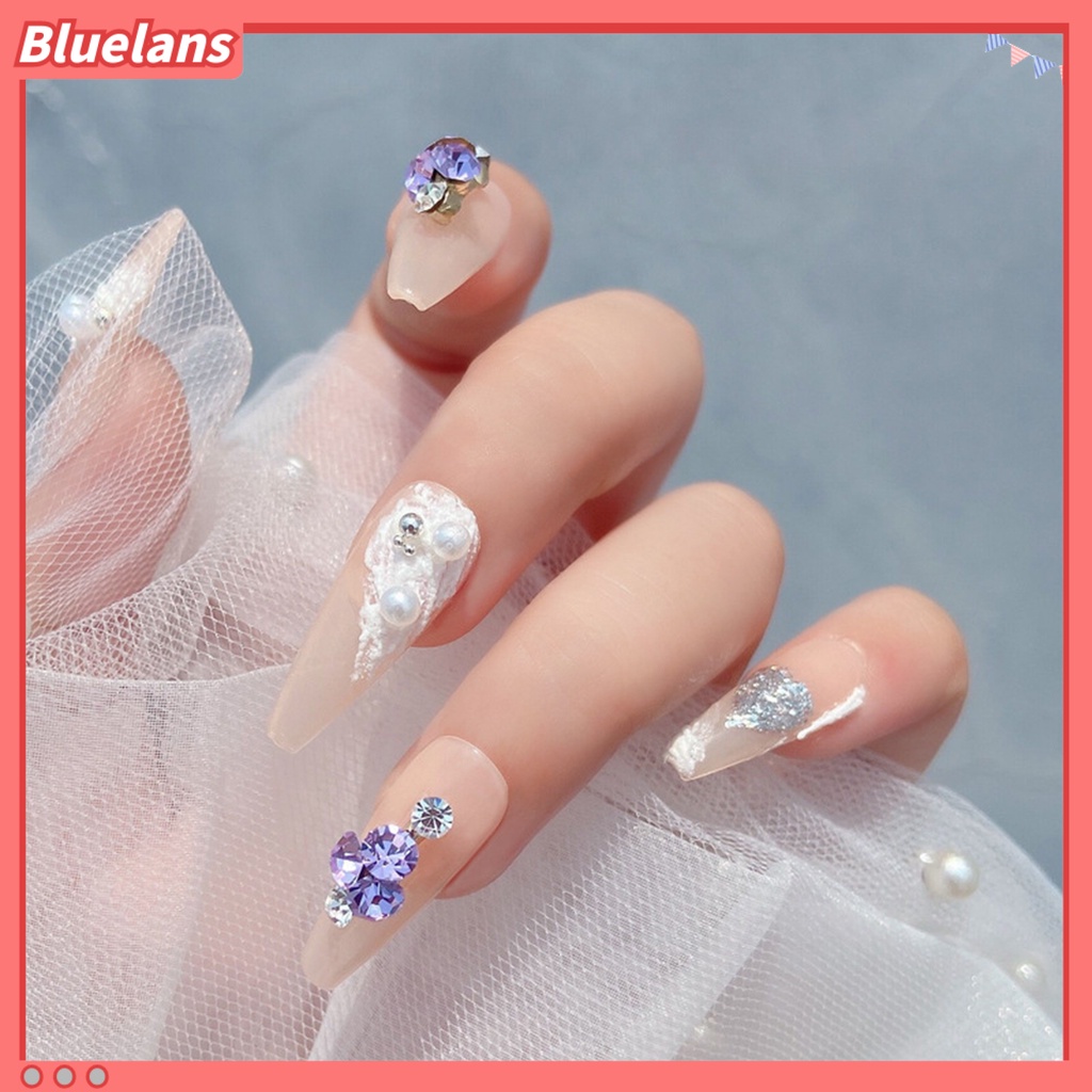 [BLM] Hiasan Nail Art Rhinestones Multiguna DIY Glittery 3D Manicure Craft Pile Rhinestones Untuk Anak Perempuan