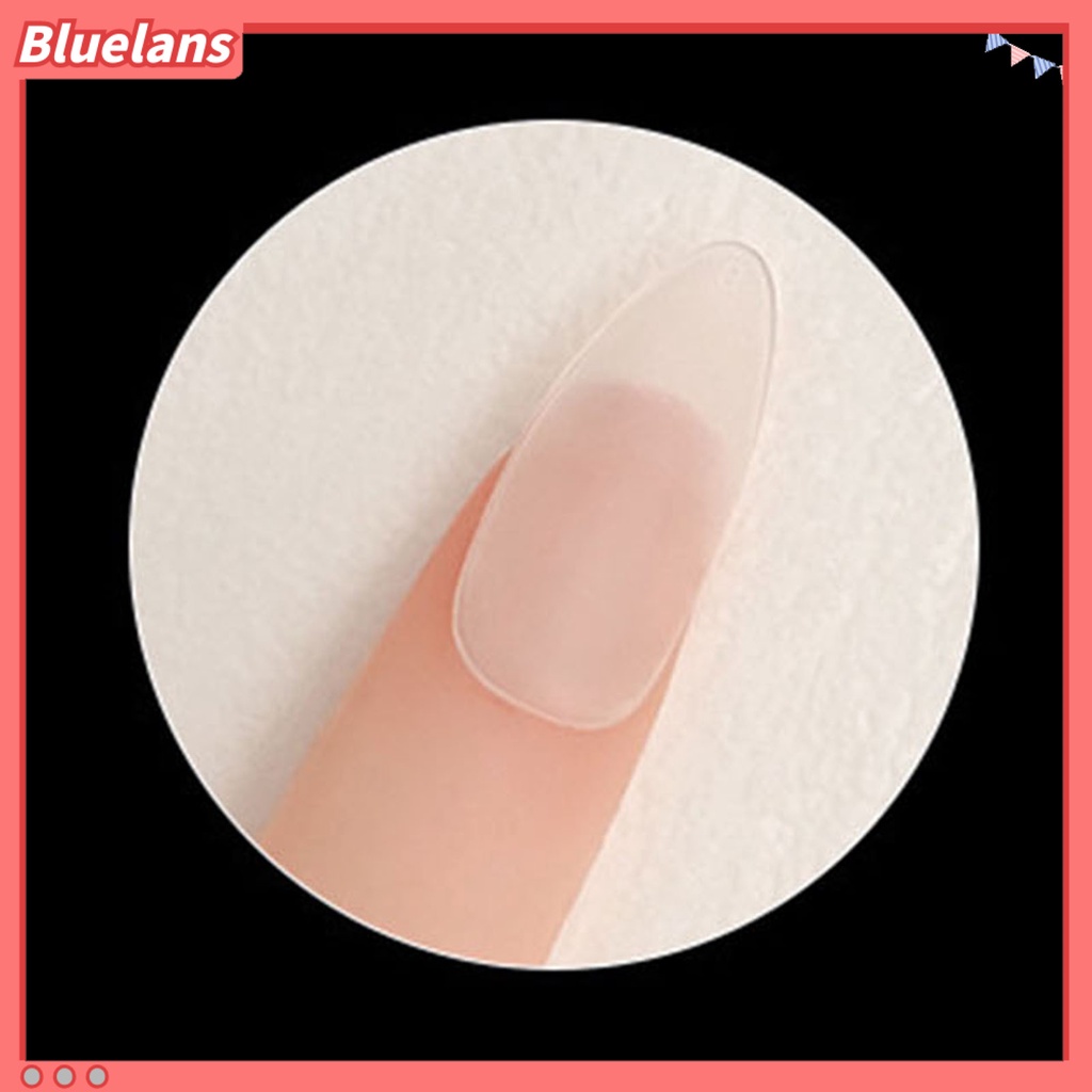 [BLM] 300pcs Kuku Palsu 15kisi Mudah Dilepas Ultra-Tipis Mulus Ukuran Campur Ekstensi Kuku Frosted Square Round Almond Nail Tips Perlengkapan Salon Kuku