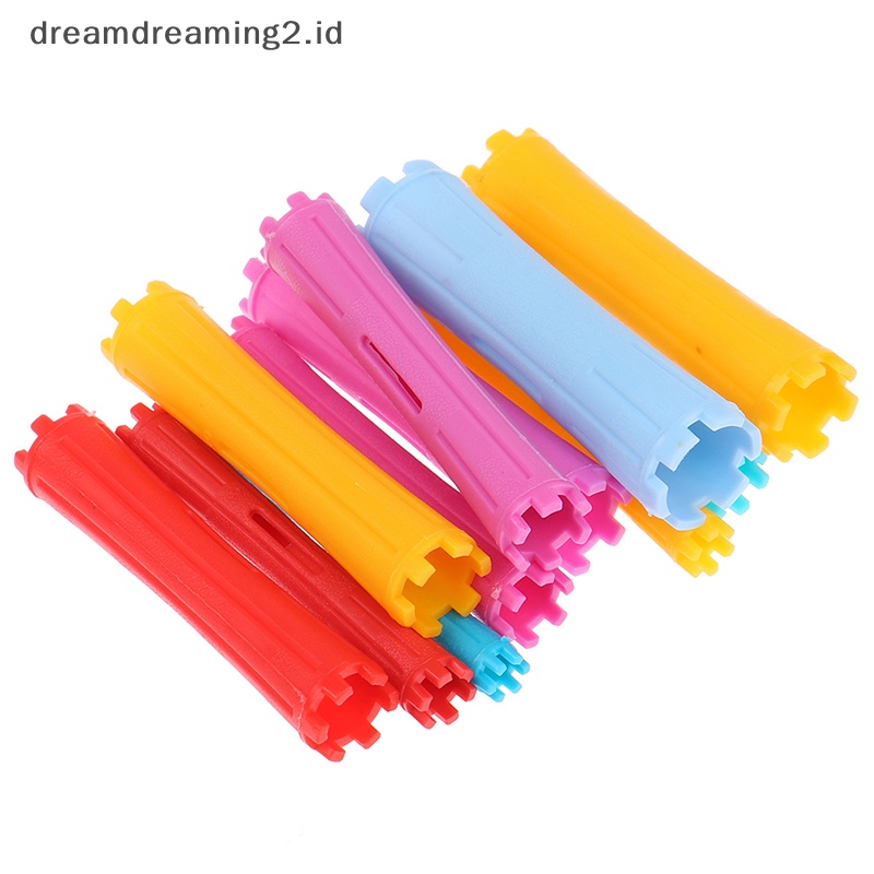 (drea) 1set 11ukuran Batang Perm Rambut Kit Batang Permanen Dingin Plastik Pengeriting Roll //