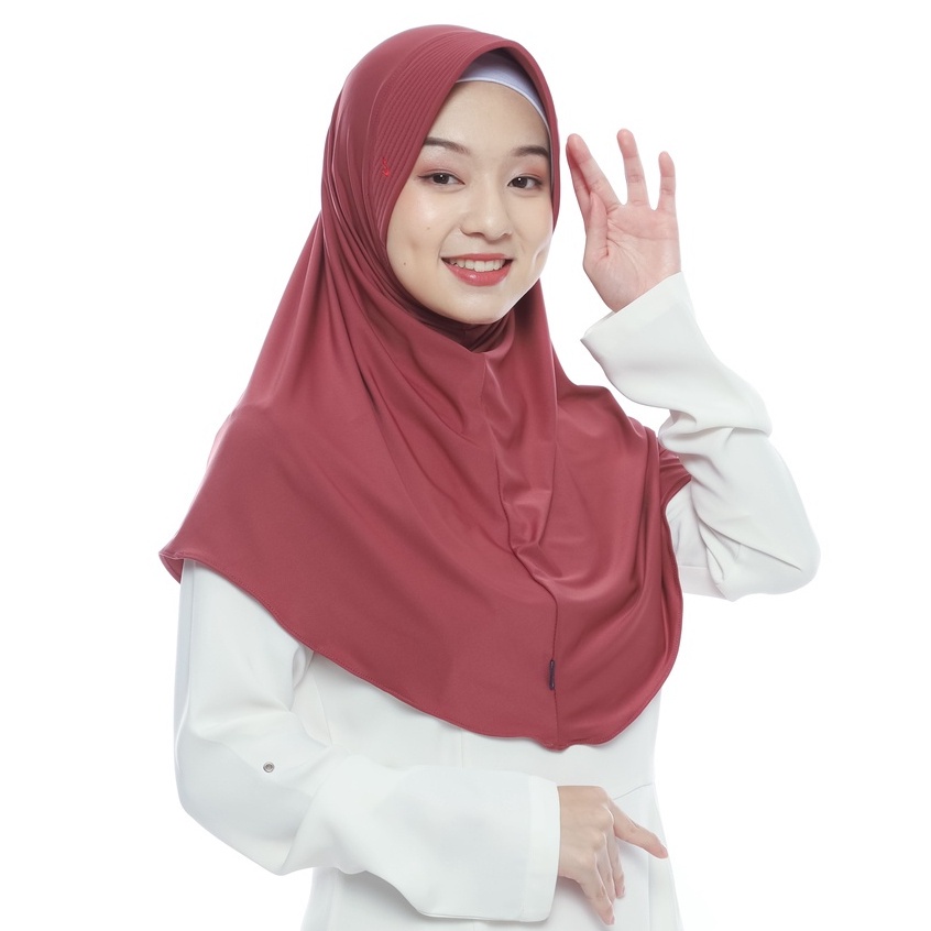 ZAKIRA- HIJAB SPORT TERPOPULER SPORT /HIJAB INSTAN/BAHAN ADEM